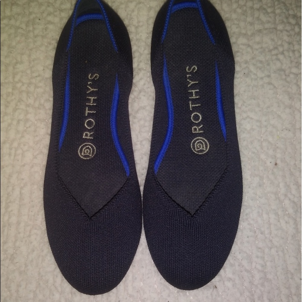 Rothy’s Navy Flats - Excellent Condition